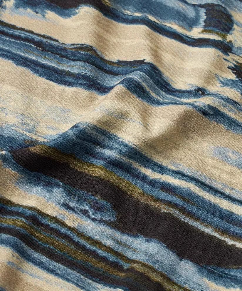 1009814 MaBadisna Top - Blue Fog