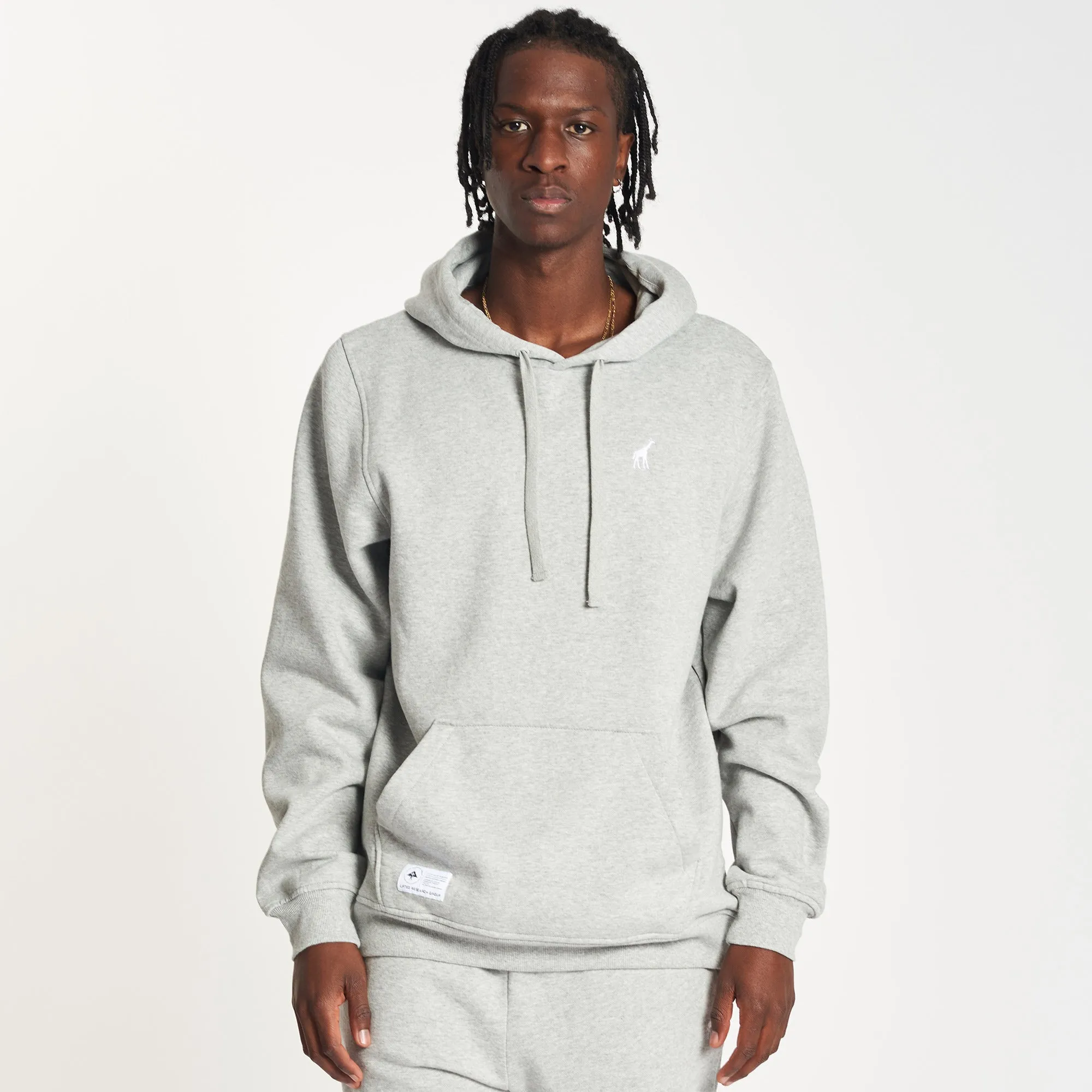 47 PULLOVER HOODIE - HEATHER GREY