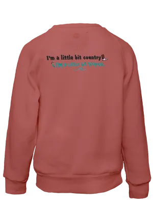 A Little Bit Country Kids' Classic Crew Pullover