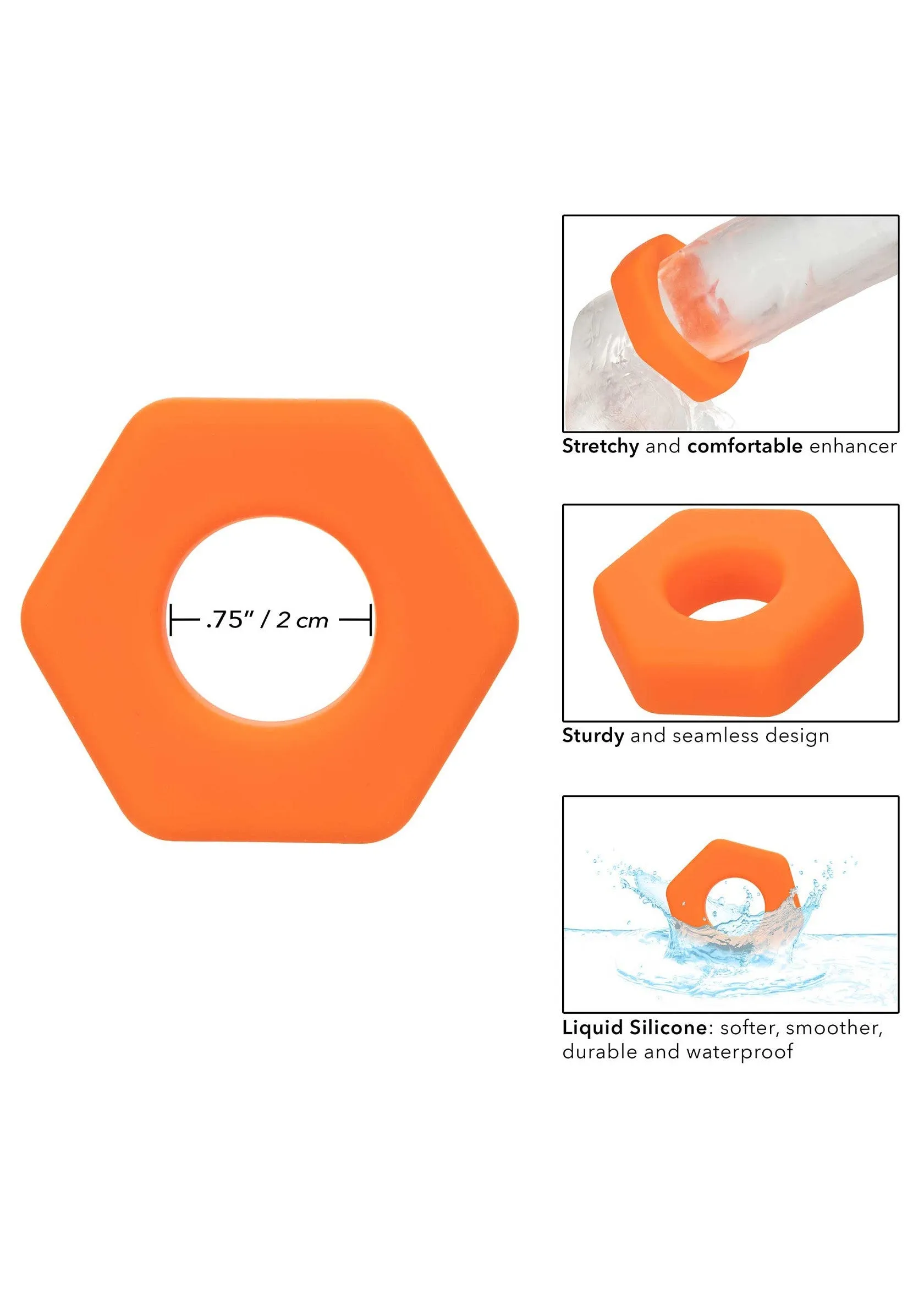 Alpha Prolong Sexagon Ring