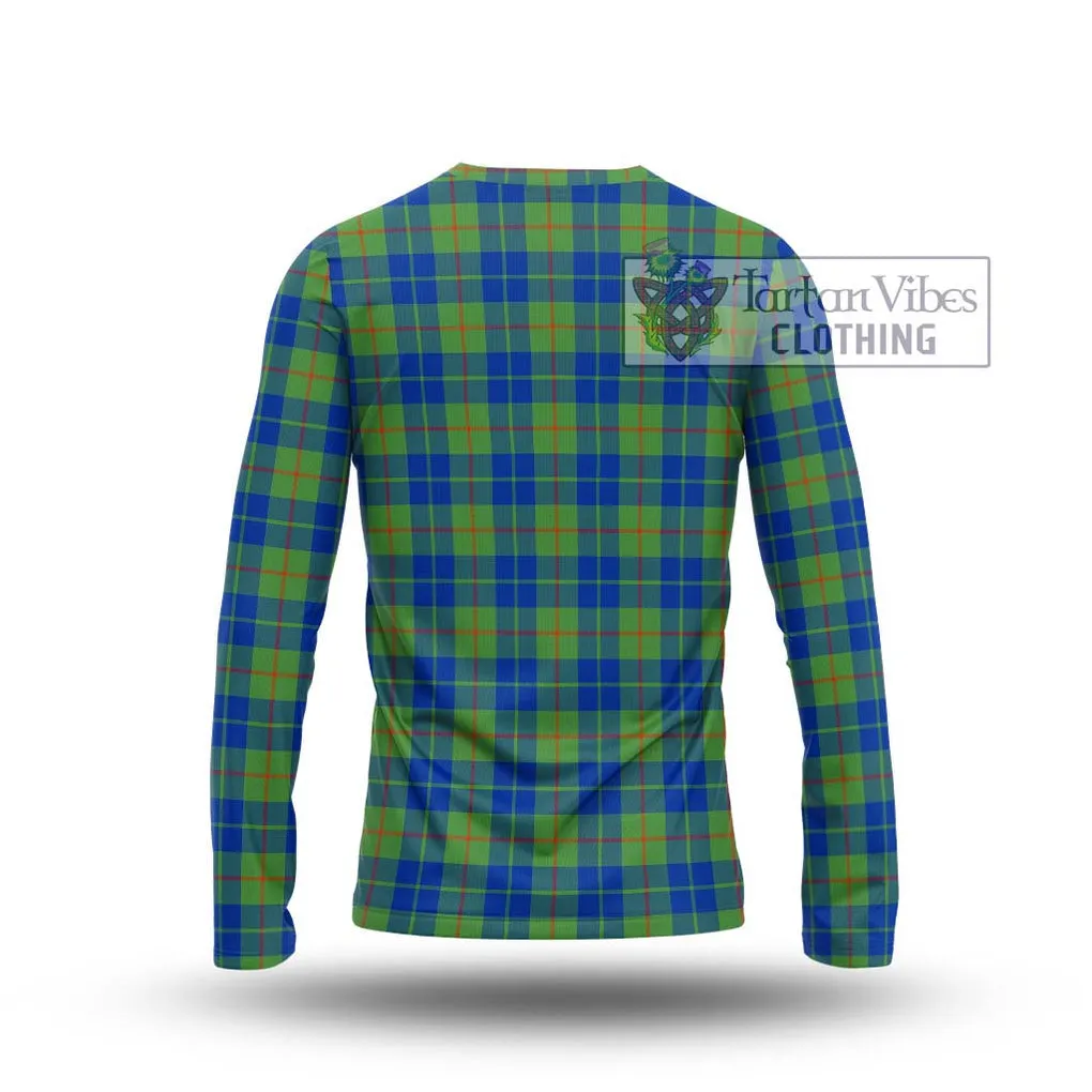Barclay Hunting Ancient Tartan Long Sleeve T-Shirt with Family Crest DNA In Me Style
