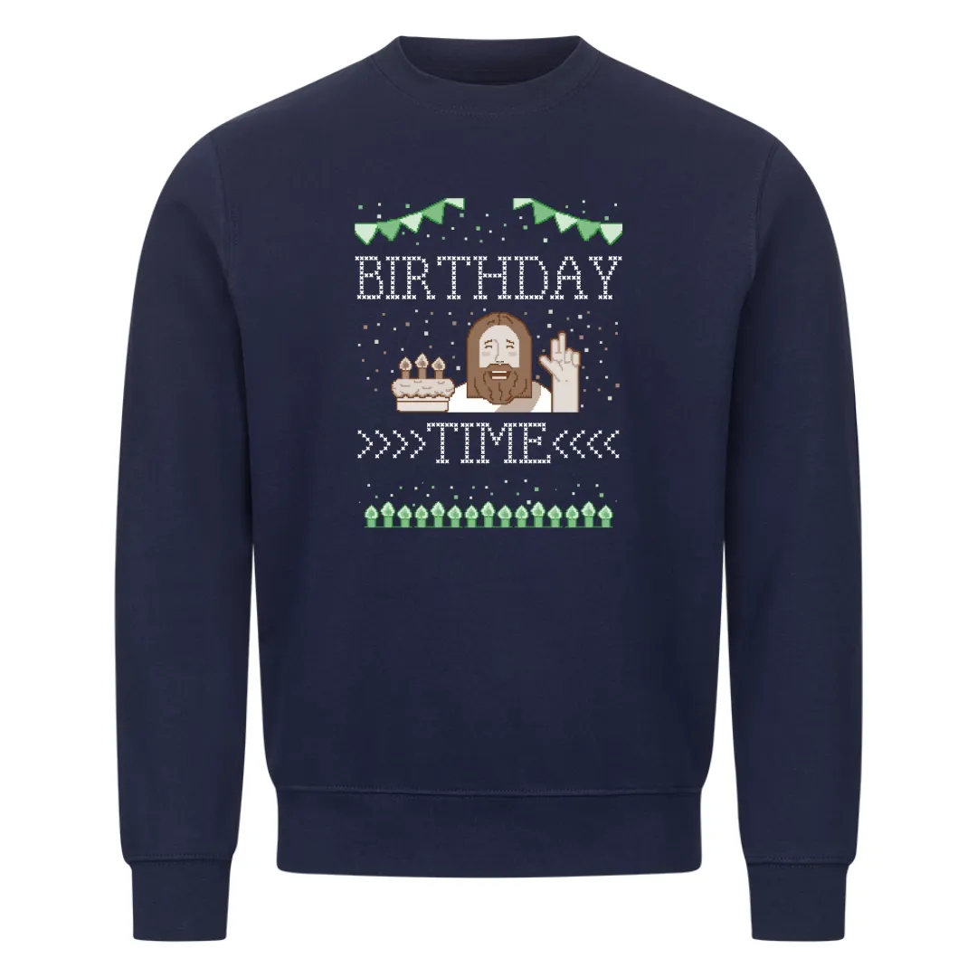 Birthday Time Christmas Sweatshirt