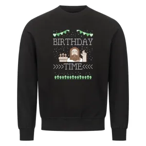 Birthday Time Christmas Sweatshirt