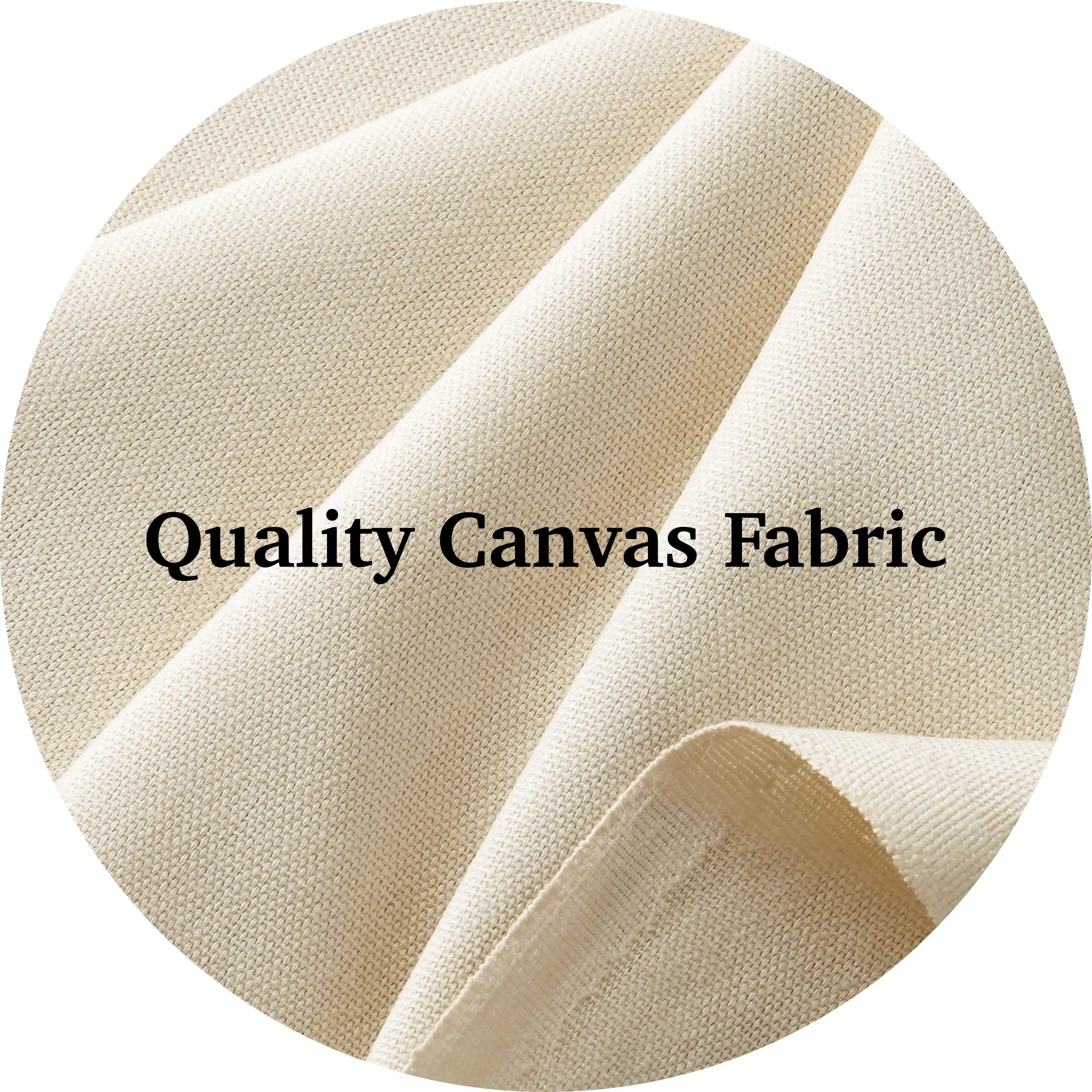 Black Color Canvas Laundry Bag with Shoulder Strap Handle, Medium Size