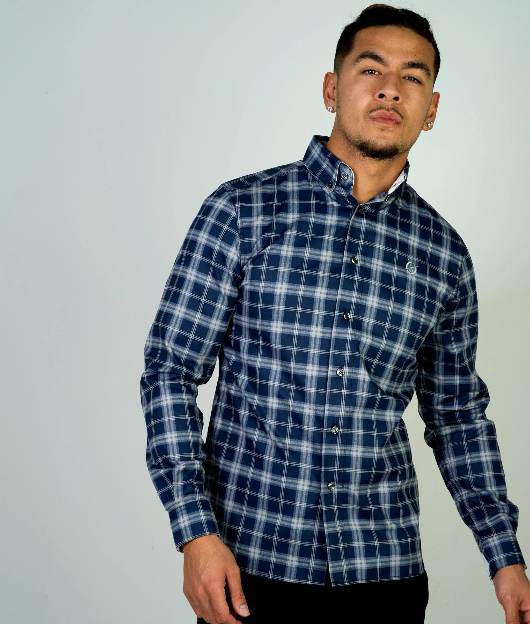 Bridge Shirt - Navy Check | By Cro'Jack