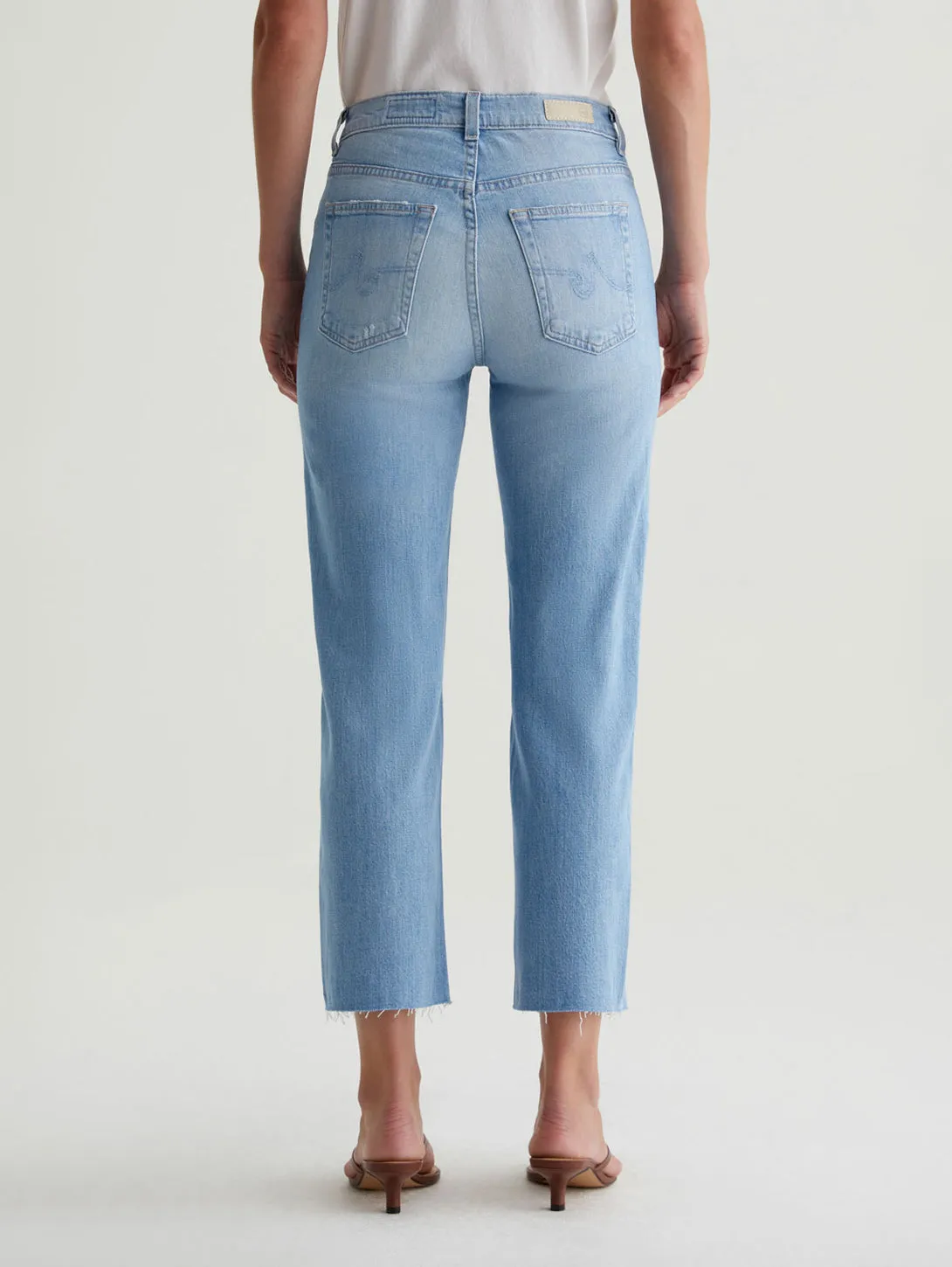 Brinley Mid Rise Straight Crop Jean - Dana Point