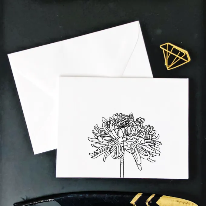 Chrysanthemum Card