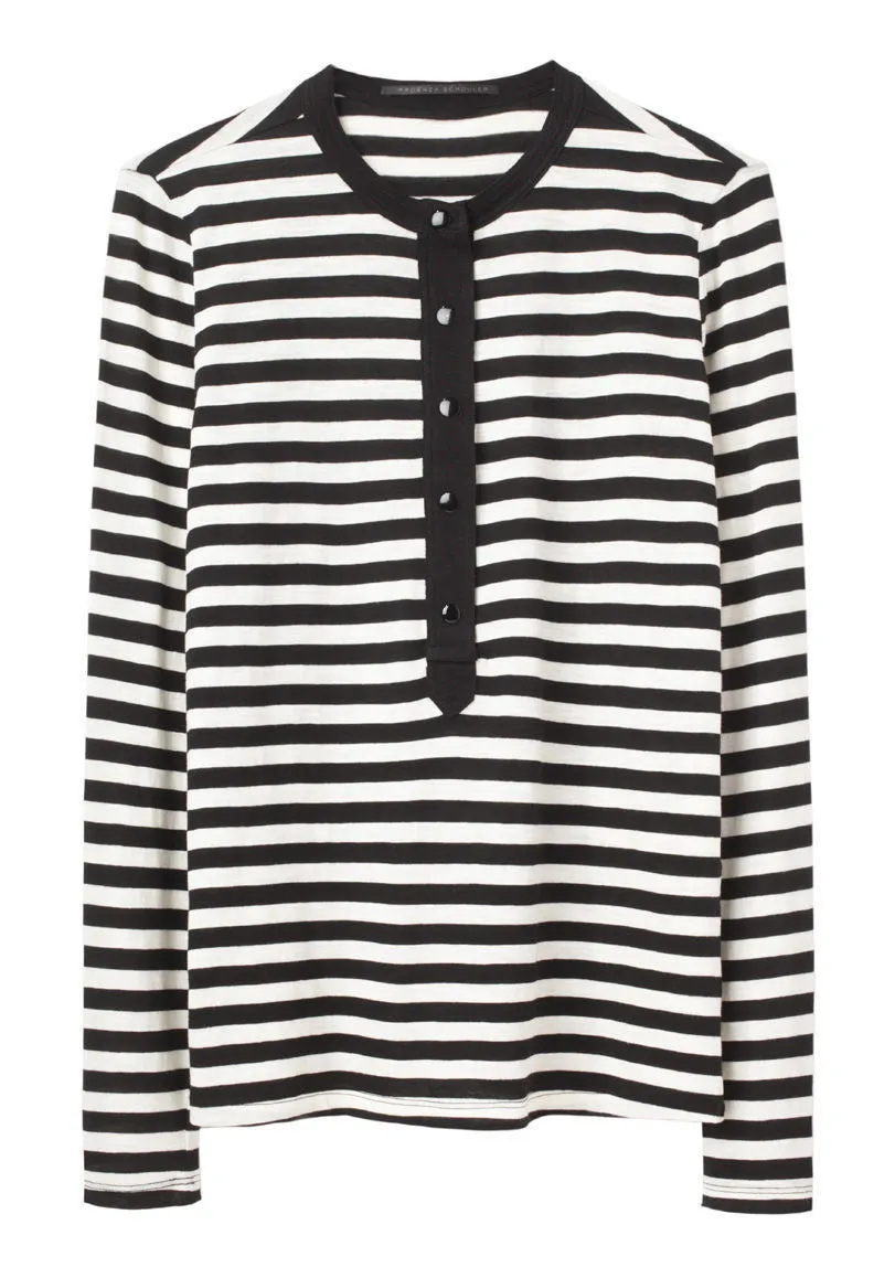 Classic Stripe Henley