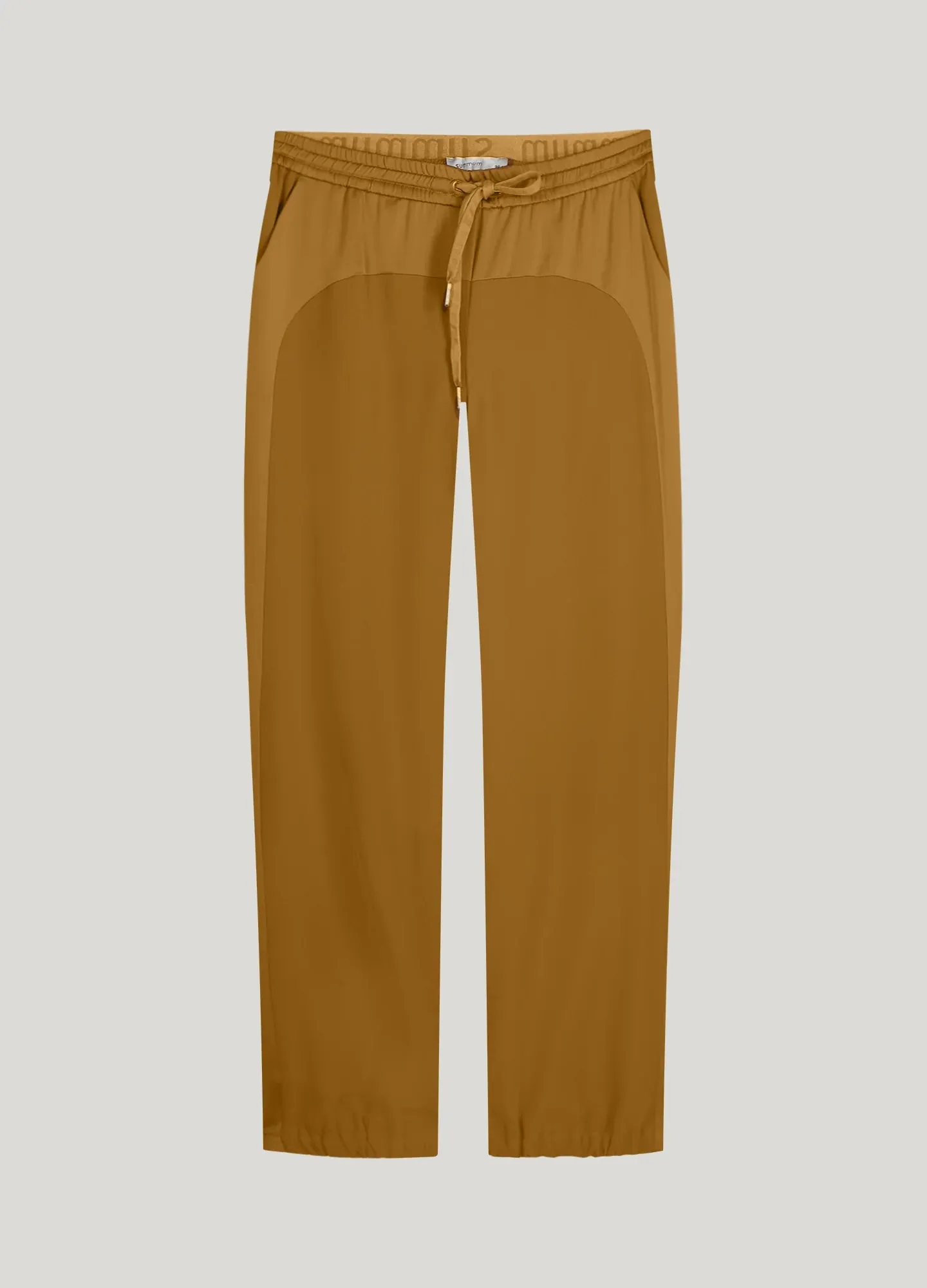Crepe Trouser in Camel Brown