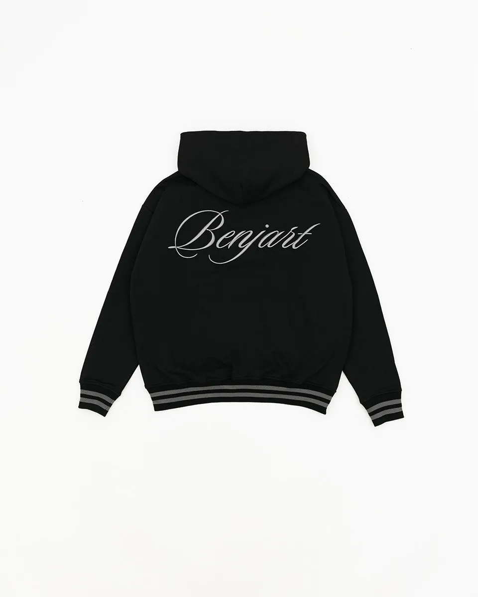 Cursive Hoodie - Black