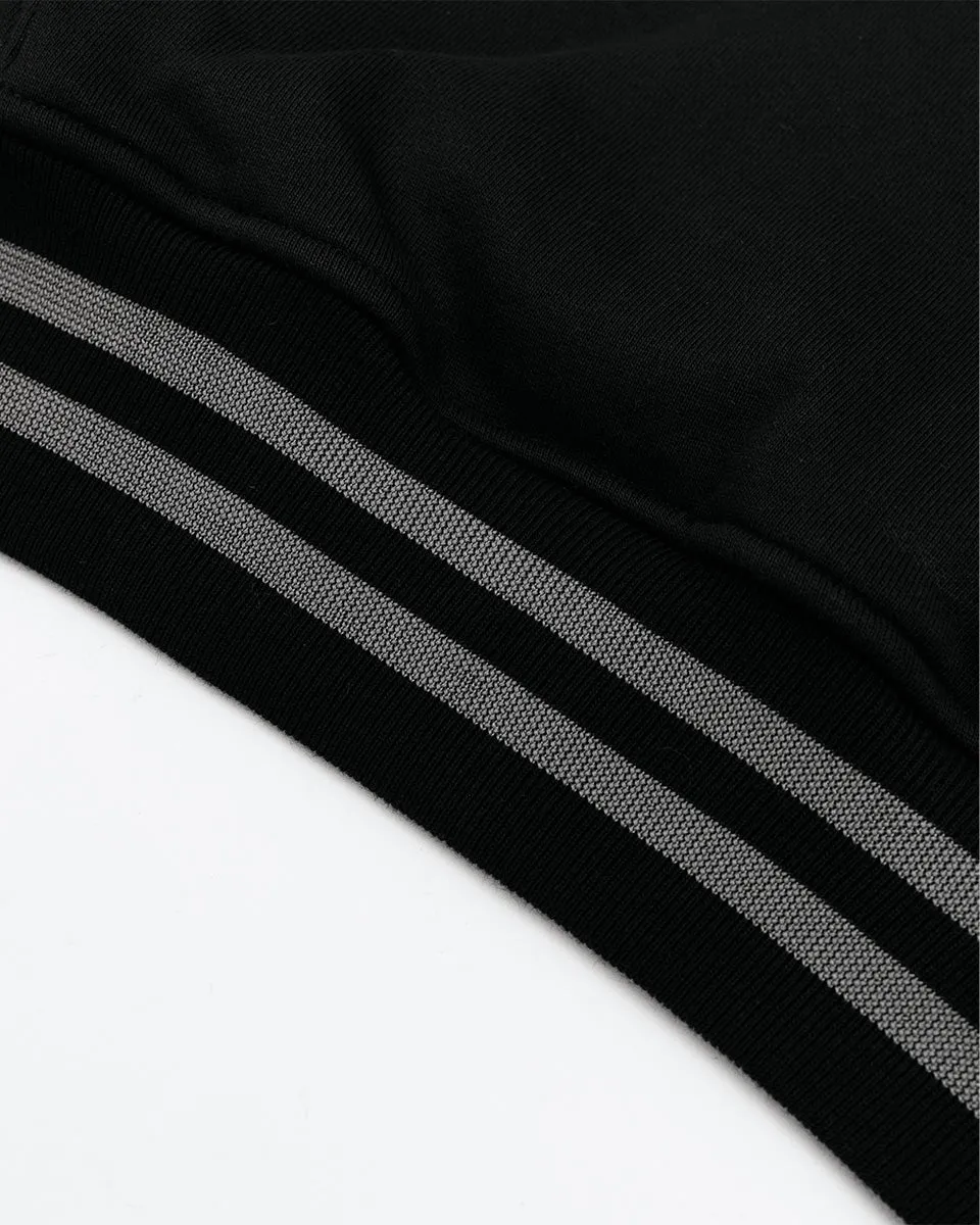 Cursive Hoodie - Black