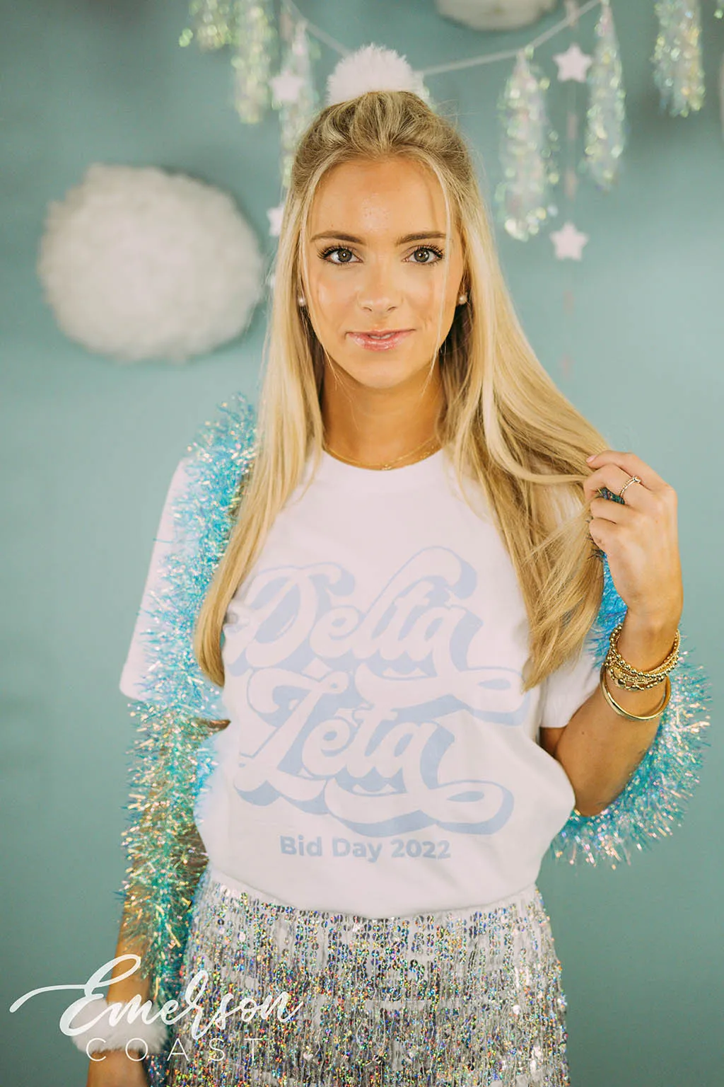 Delta Zeta Cloud 9 Bid Day Tshirt