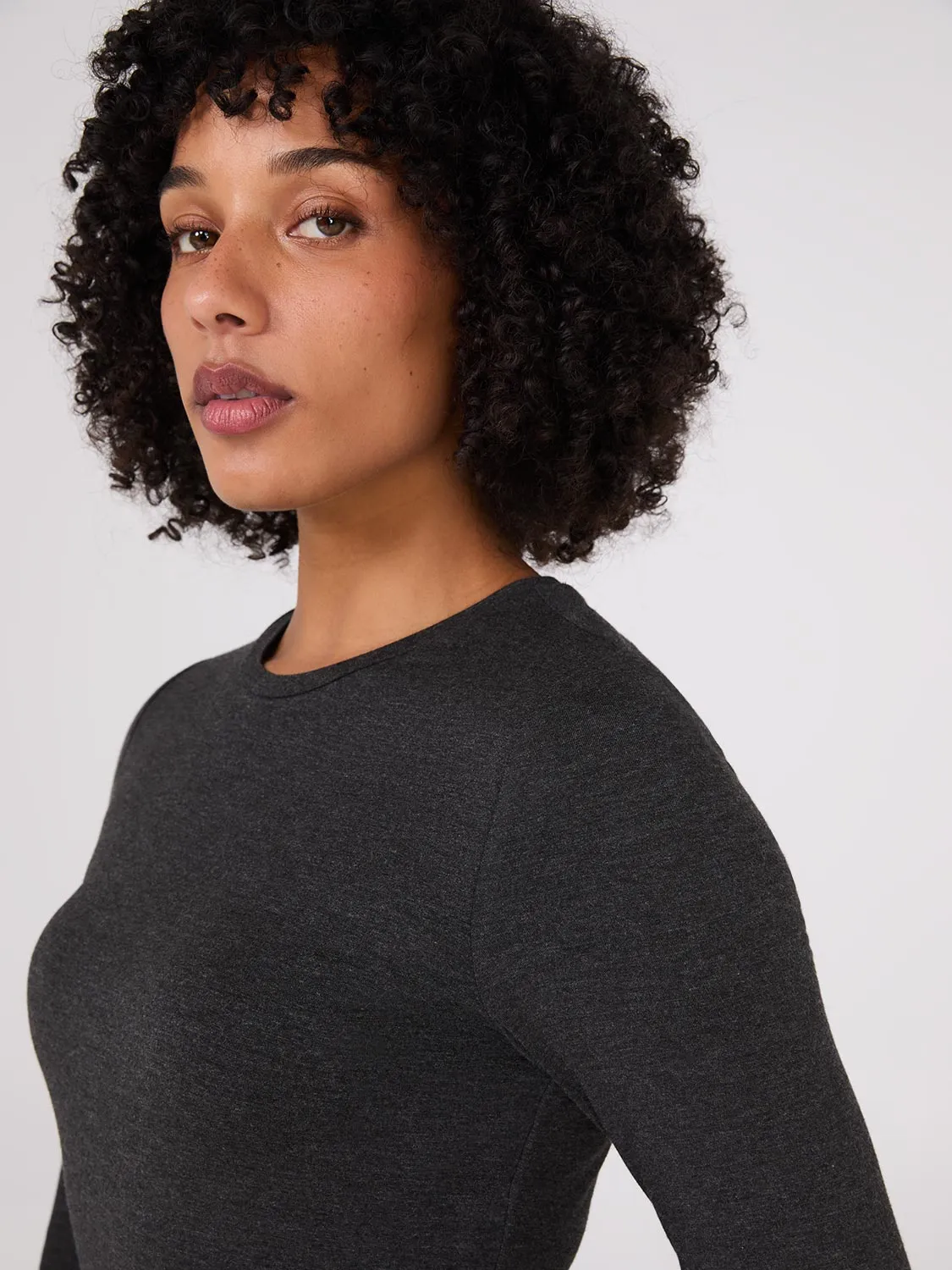 Double Layer Crew Neck Top