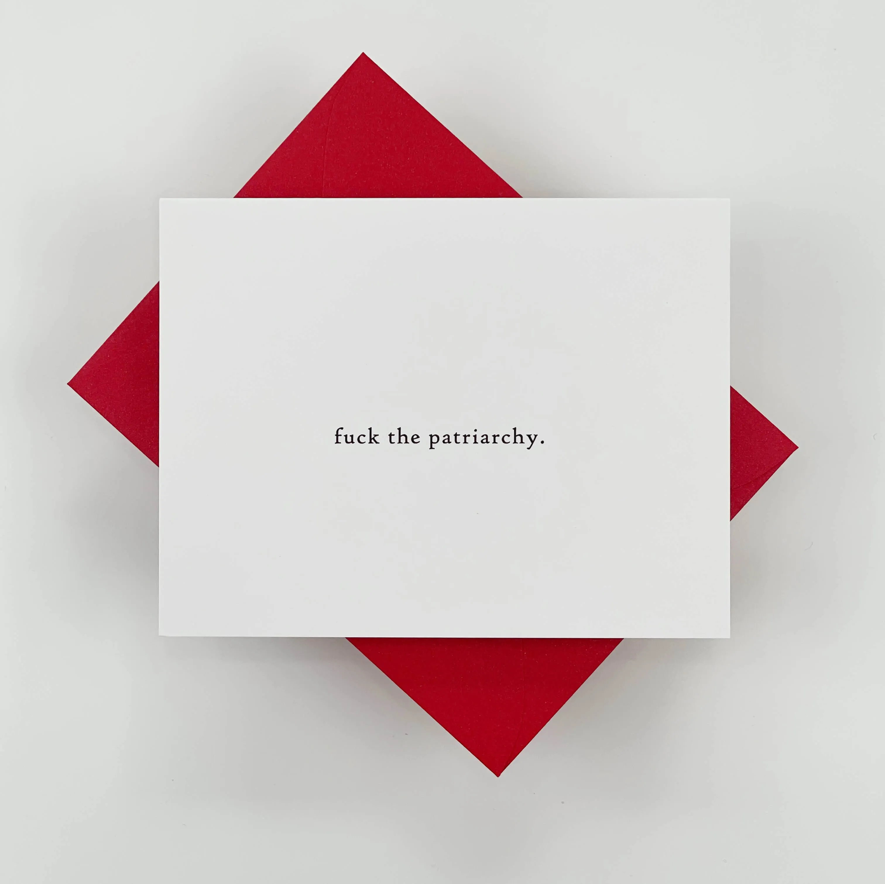 F the Patriarchy Card
