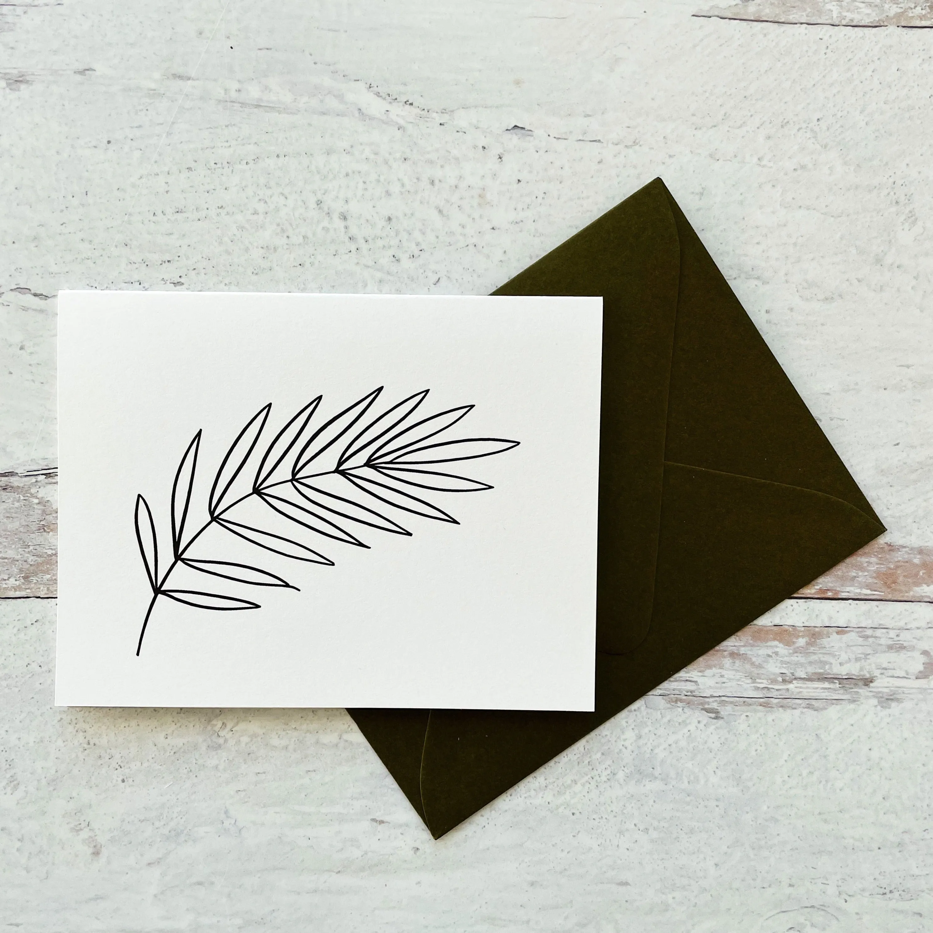 Fern Illustration Card