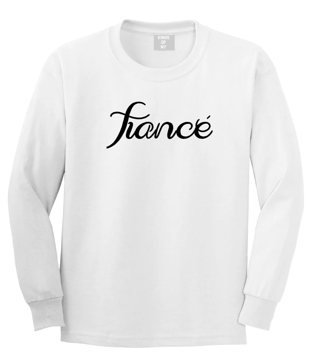 Fiance Engaged Engagement Mens Long Sleeve T-Shirt
