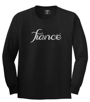 Fiance Engaged Engagement Mens Long Sleeve T-Shirt