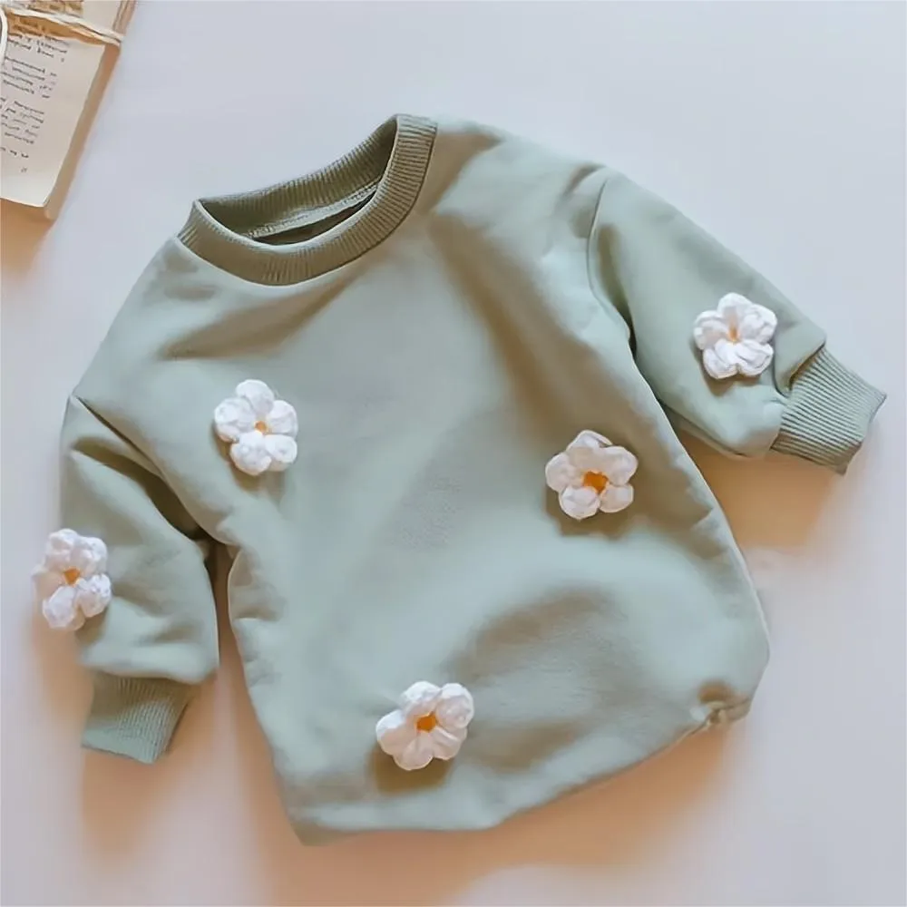 Floral Cloud Print Infant Romper