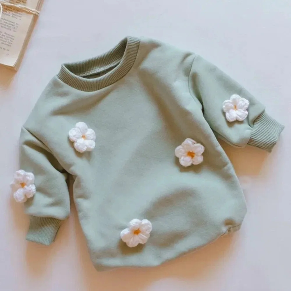 Floral Cloud Print Infant Romper