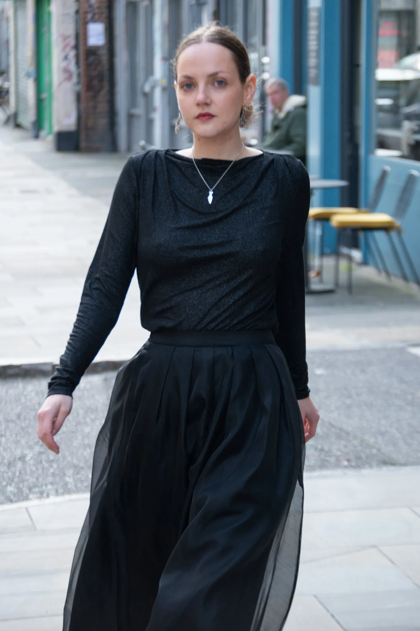 Fransa Regina Black Mix Top