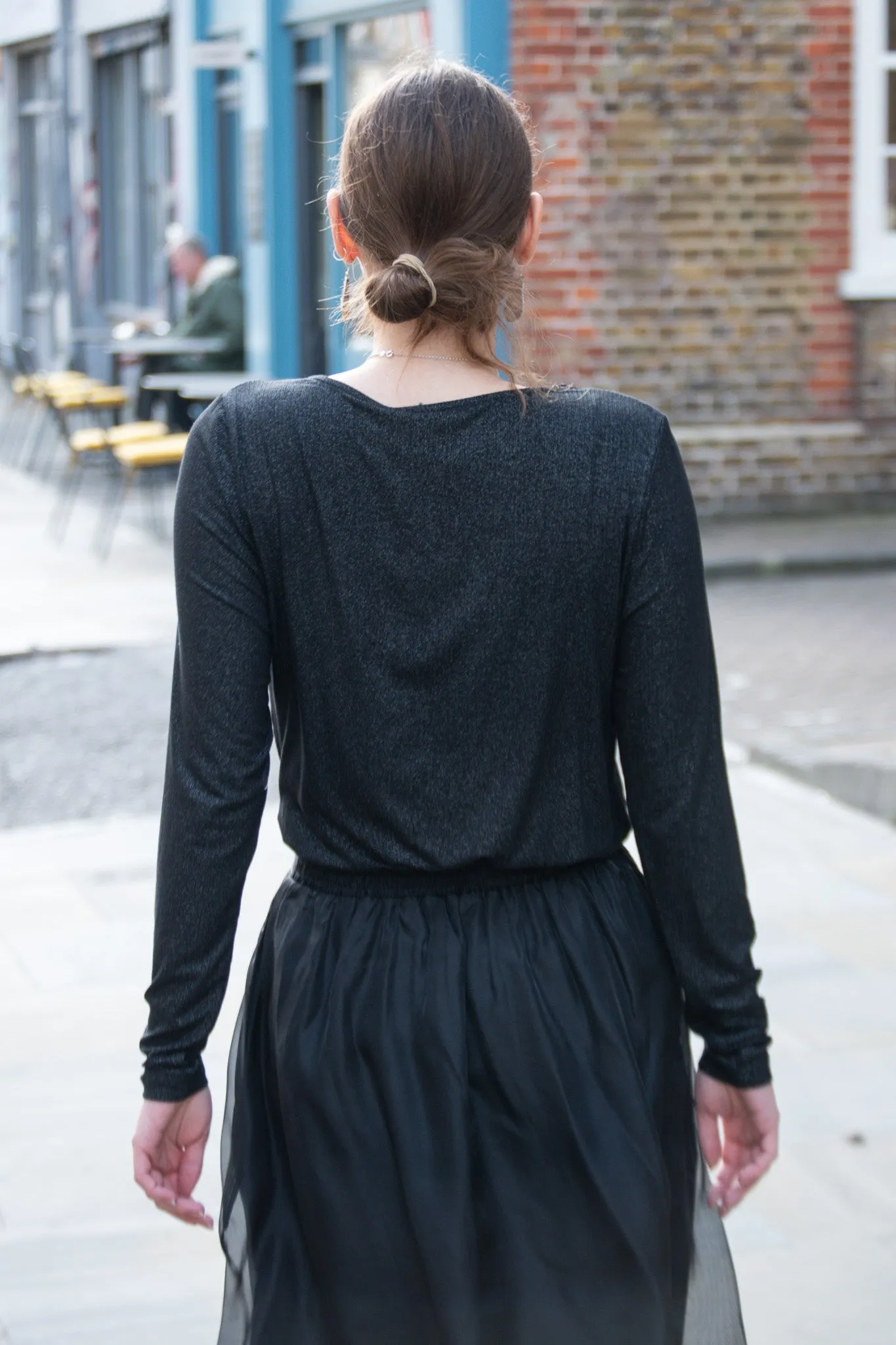 Fransa Regina Black Mix Top