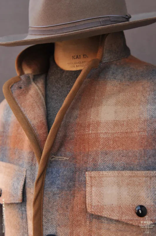 Great Smoky Wool Jacket - Clay/Grey - M