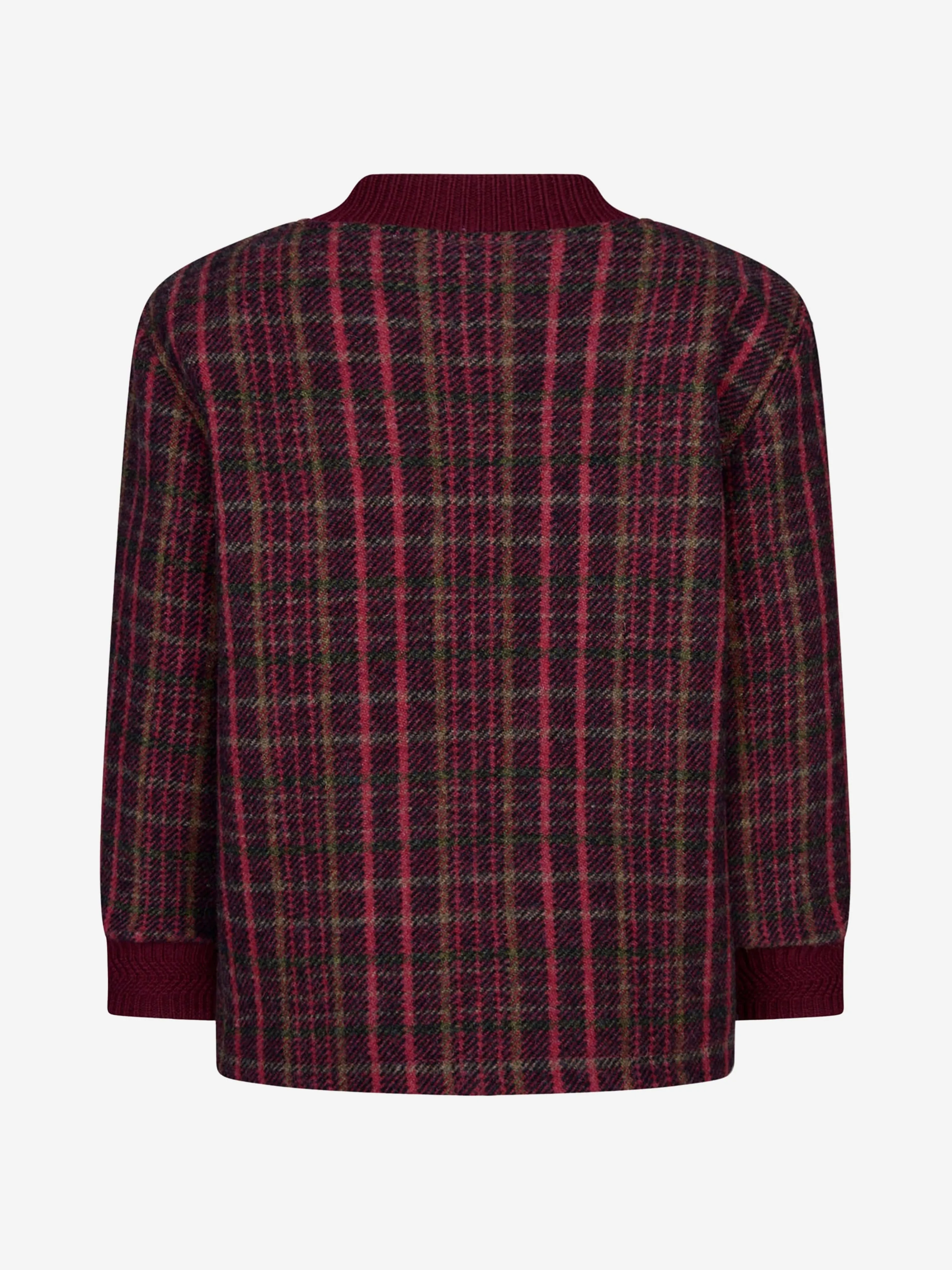 GUCCI Baby Boys Wool Check Bomber Jacket