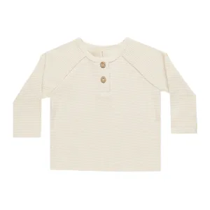Henley Knit Top - Natural