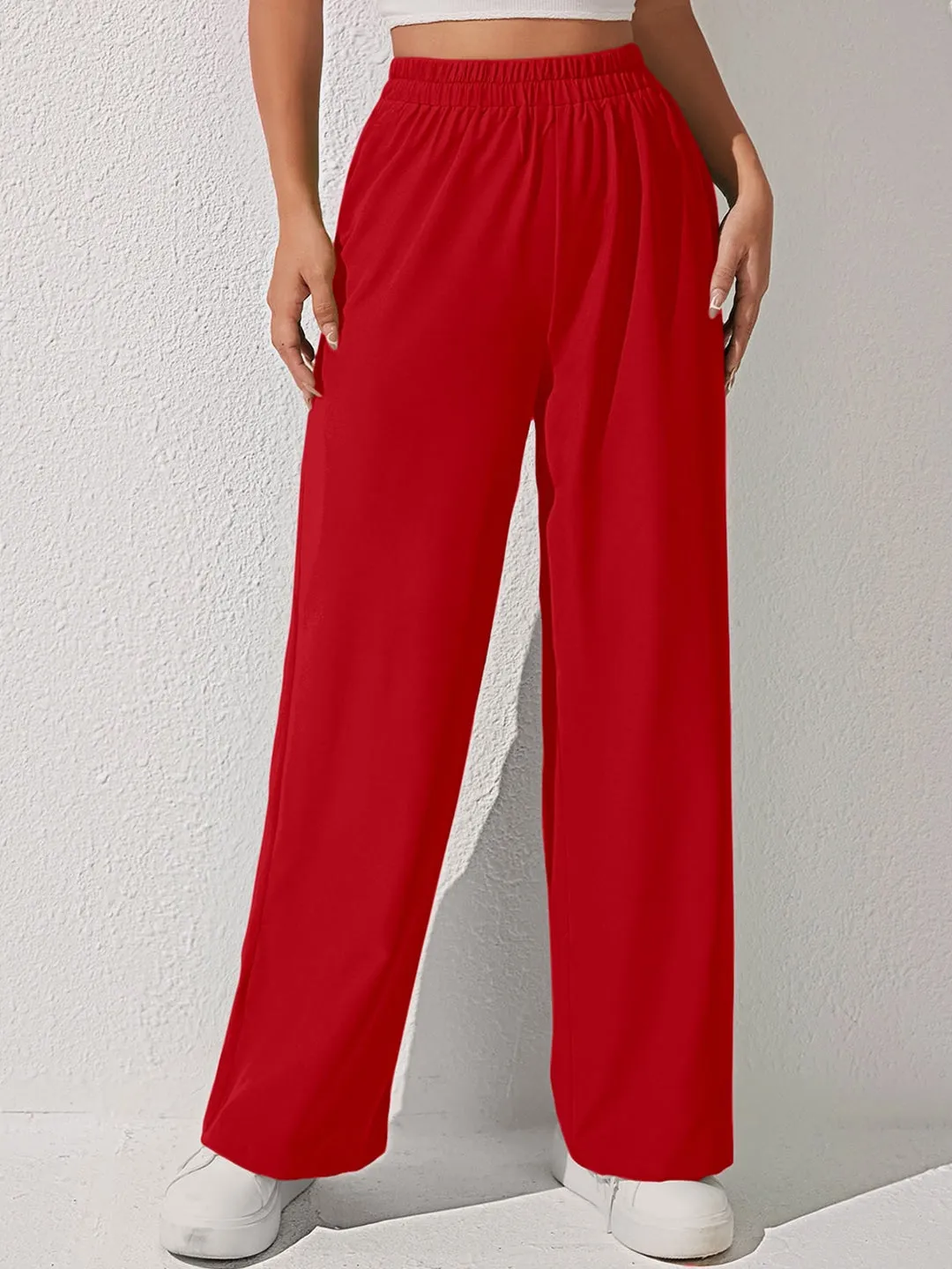HighRise Knit Slip-On Trousers