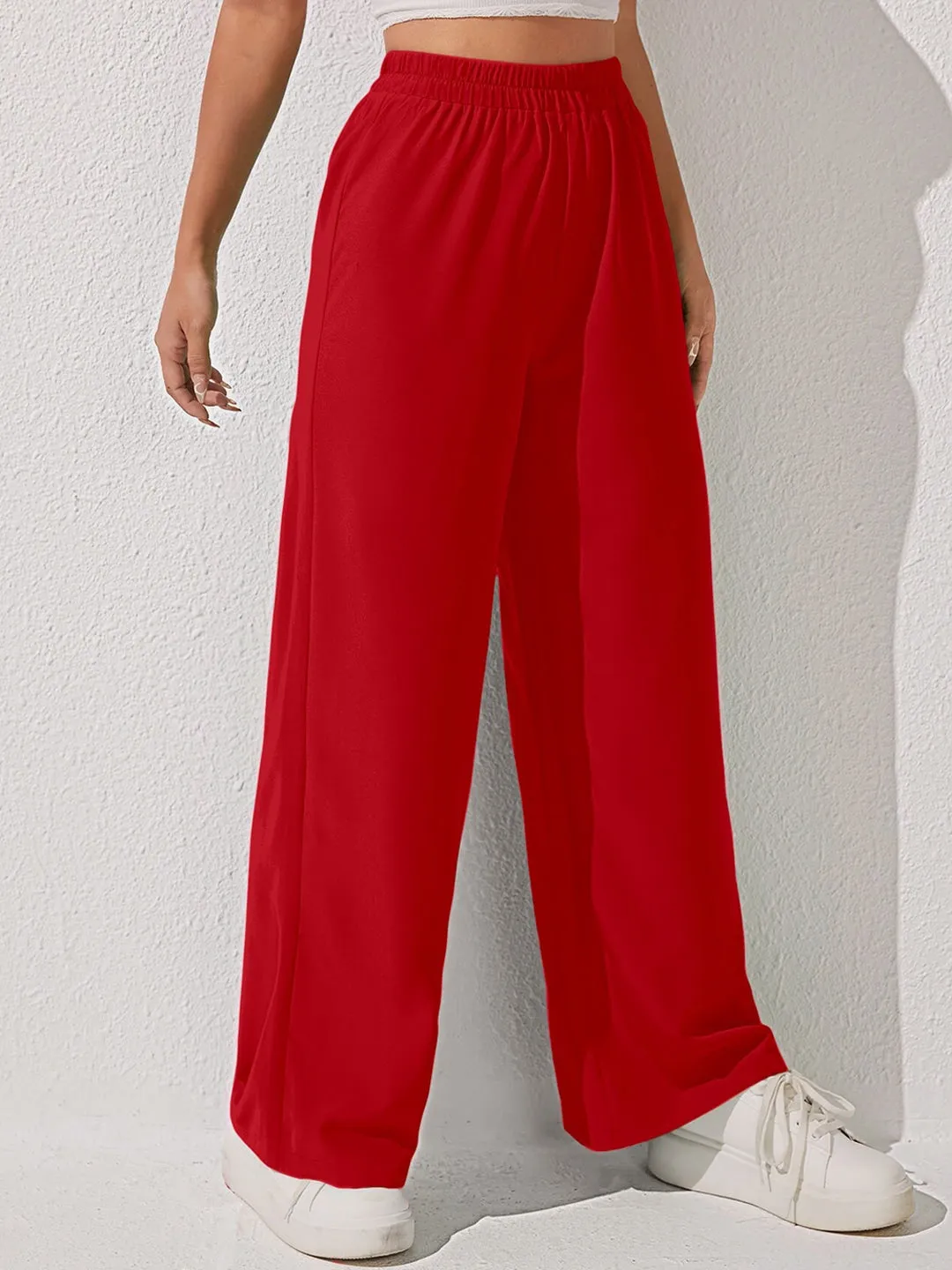 HighRise Knit Slip-On Trousers