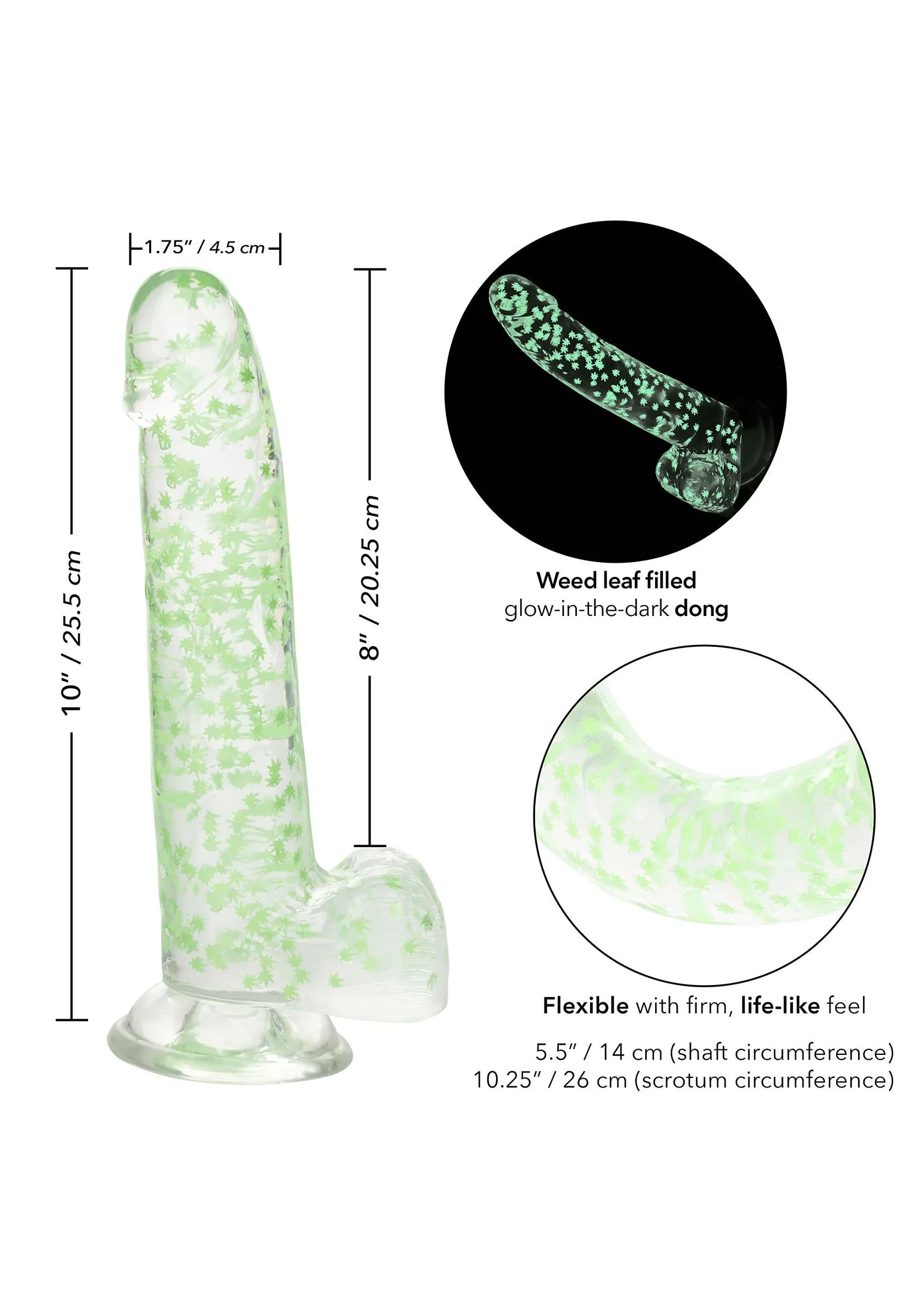 I Leaf Dick Glow Dildo