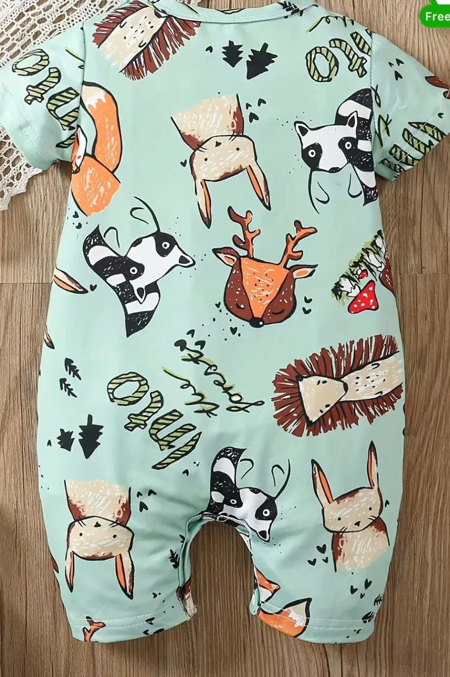 Into the Forest Shortie Romper