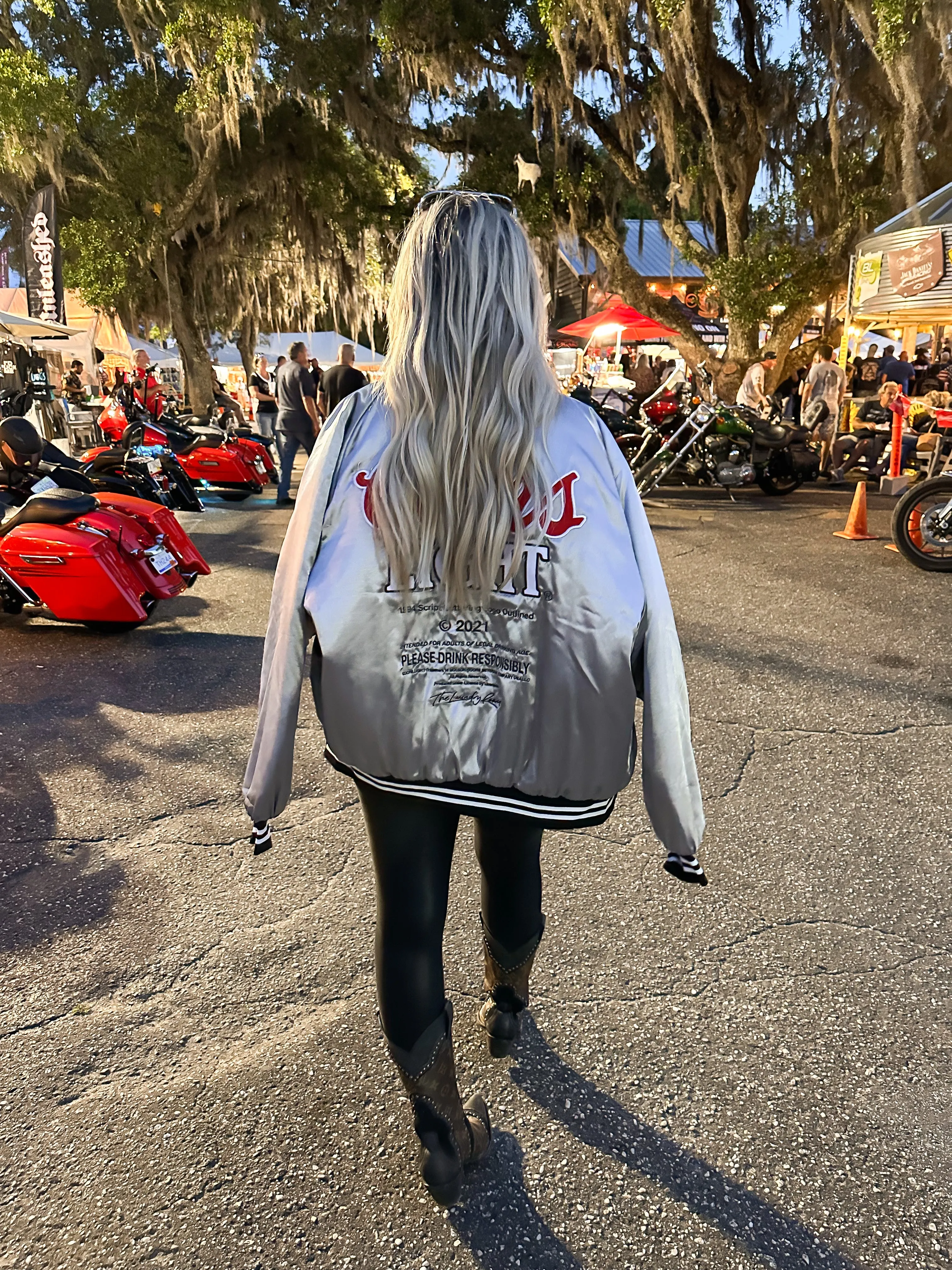 LICENSED!! The "Coors Light" Official Nylon Bomber Jacket