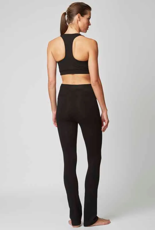 Lightweight Strong Compression Tummy Control Slim Fit Bootcut Black