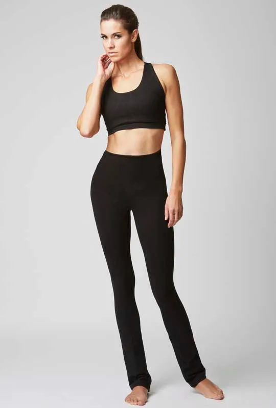 Lightweight Strong Compression Tummy Control Slim Fit Bootcut Black