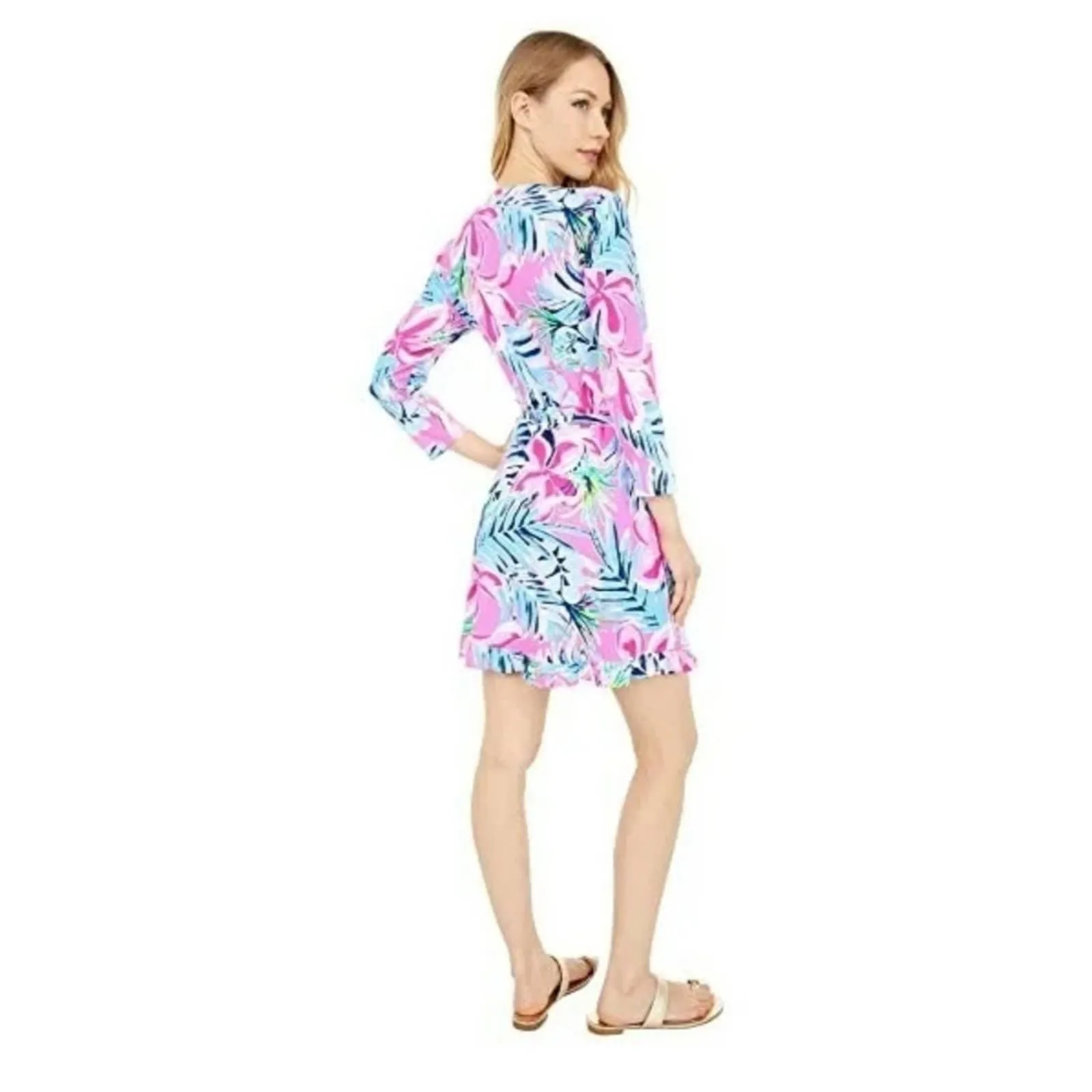 Lilly Pulitzer Jessalynne Romper Cockatoo Pink Pretty in Pink SM