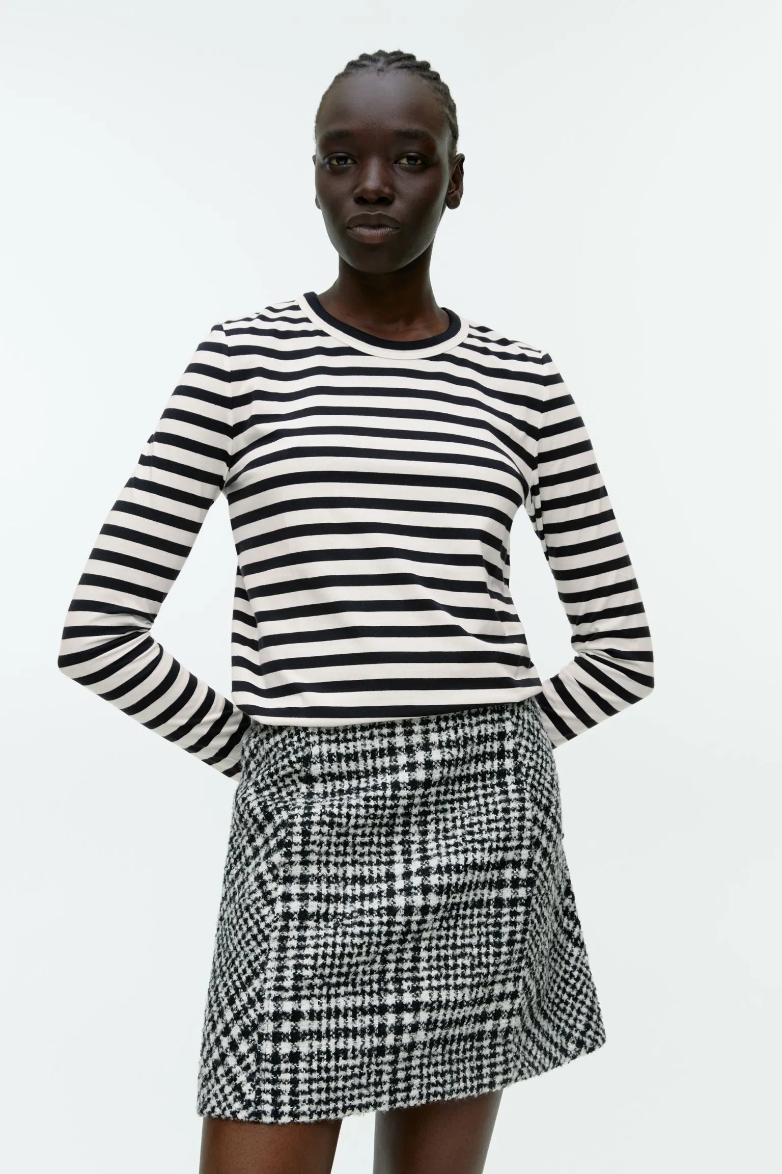 Long sleeve Arket, black/beige