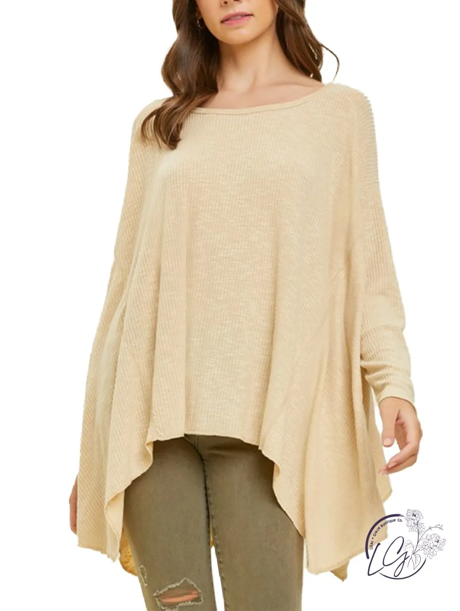 Mellow Mosaic Rib Layer Top
