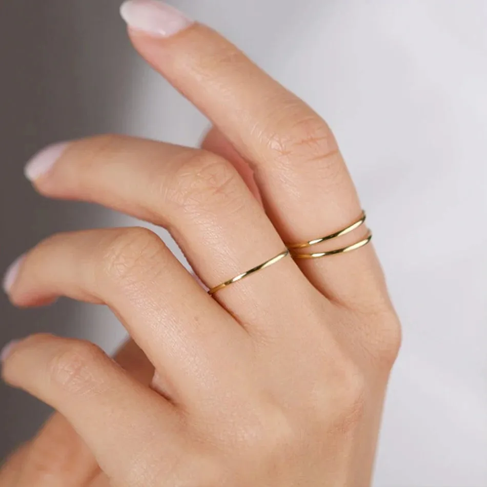 Minimalist Stacking Ring