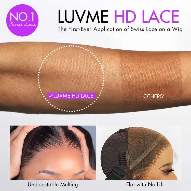 Natural Look Yaki Texture Layered Bangs Bob Wig Glueless Minimalist HD Lace Human Hair Wig Pre-Cut Lace