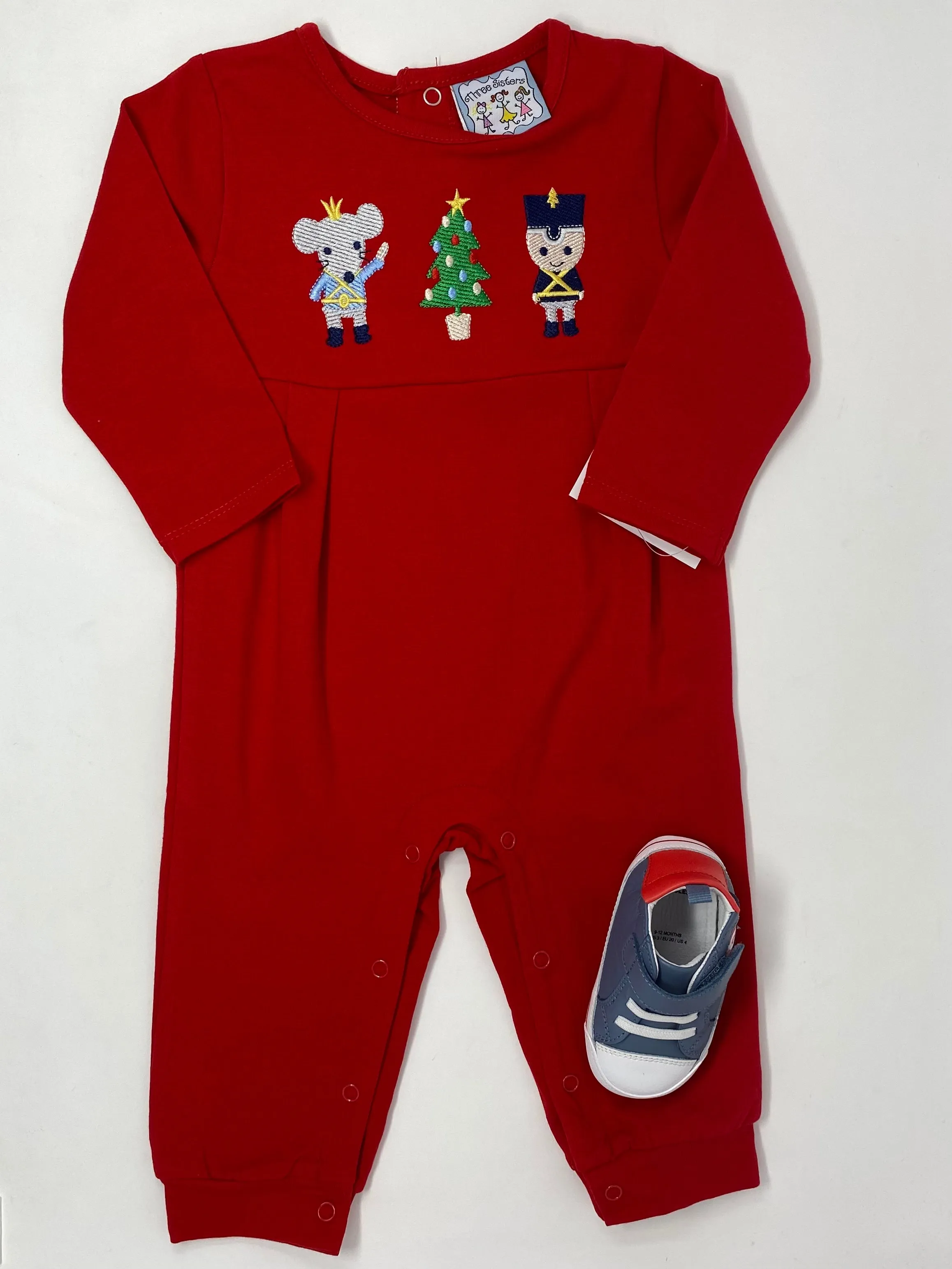 Nutcracker Applique Boys Romper