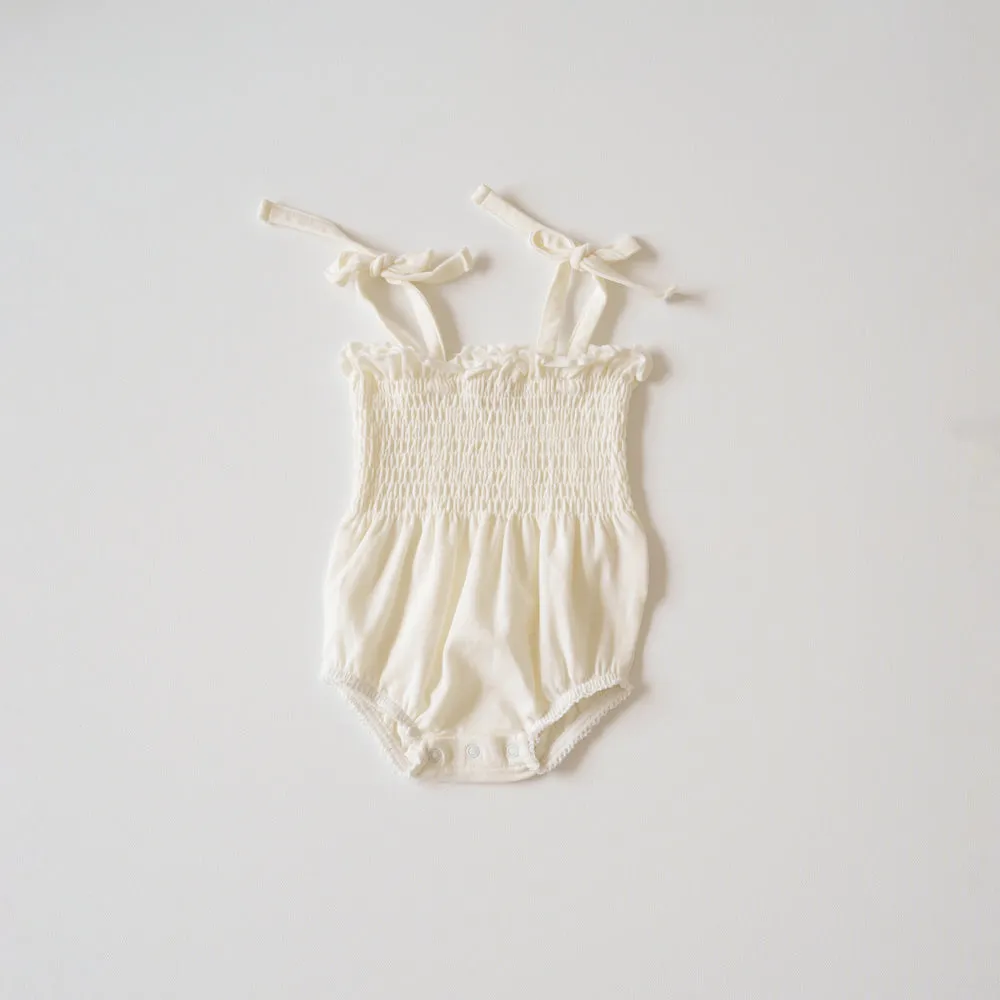 Organic Ruffled Romper