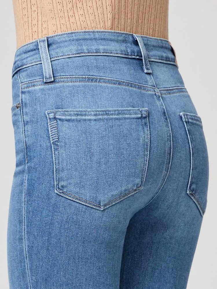 Paige Cindy Crop Jeans Darling Siesta Hem