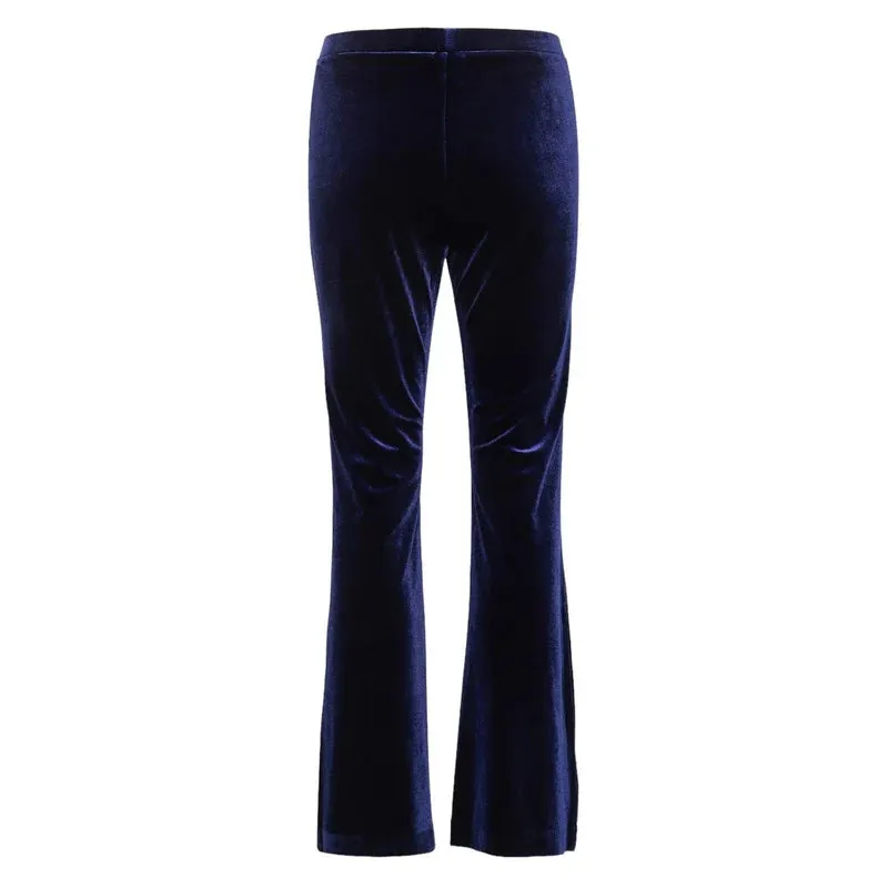 PART TWO DORELLAS VELVET TROUSERS DARK NAVY