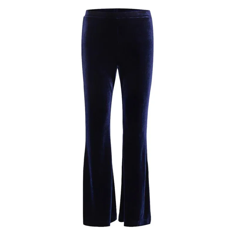 PART TWO DORELLAS VELVET TROUSERS DARK NAVY