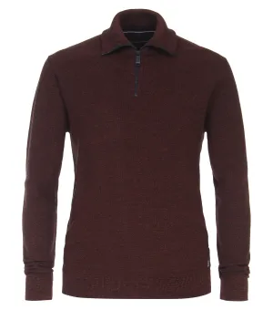 Patterned 1/2 Zip Pullover
