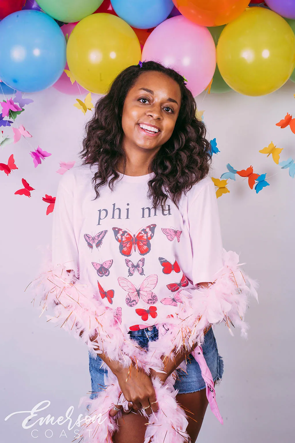 Phi Mu The Butterfly Effect Bid Day Tee