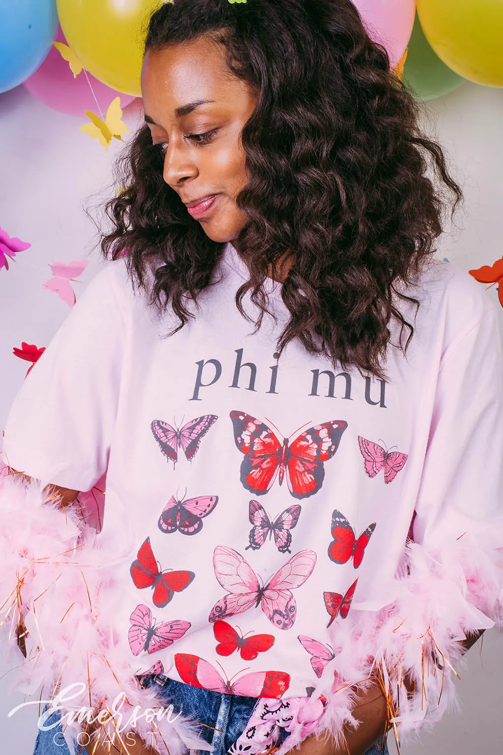 Phi Mu The Butterfly Effect Bid Day Tee