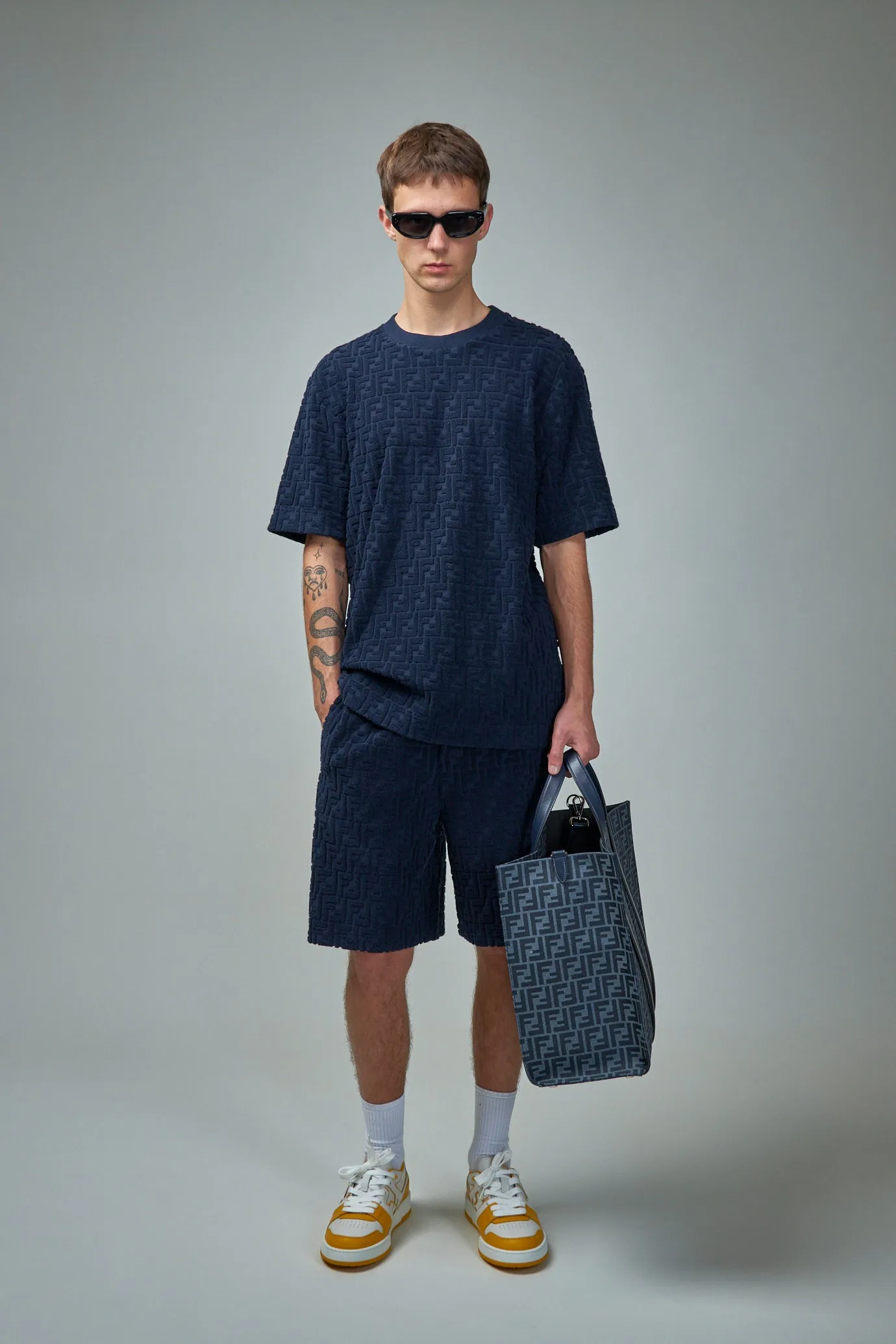 Piqué Trousers