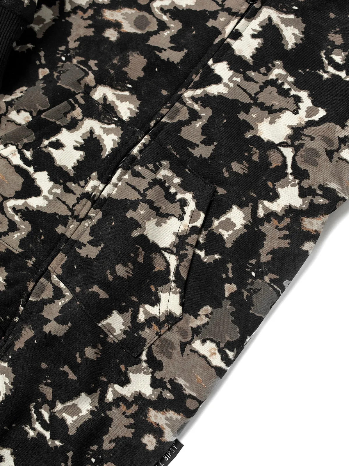 Pocket Zip Romper - Calico